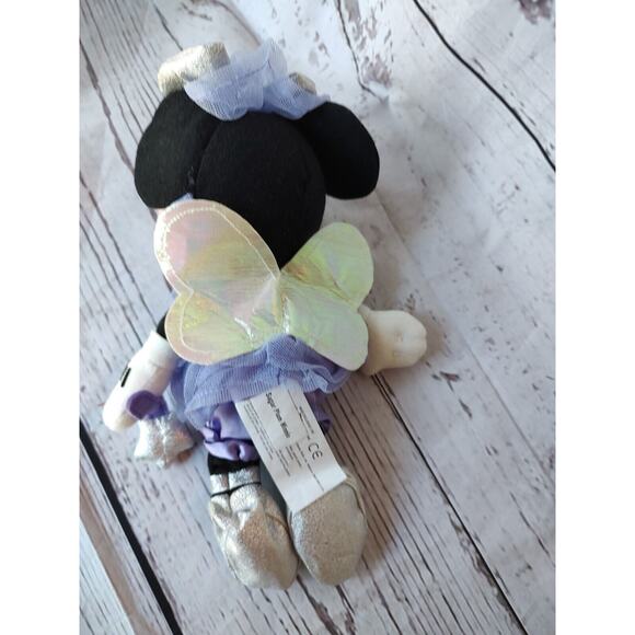 Disney MICKEY AND SUGAR PLUM MINNIE NUTCRACKER Bean Bag Plush Beanie Christmas - Picture 3 of 11